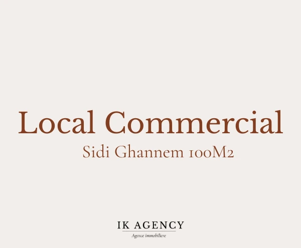 local commercial marrakech - local sidi ghanemen - local marrakech